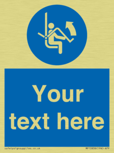 Custom Mandatory: Open safety bar of chairlift